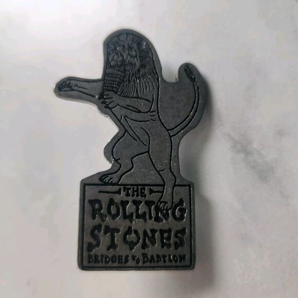 Other - Vintage The Rolling Stones Bridges To Babylon 97/98 Tour Pin Lion Metal Lapel